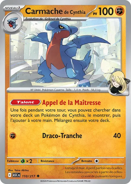 110/217 - Carmache de Cynthia - ME2.5 Héros Transcendants