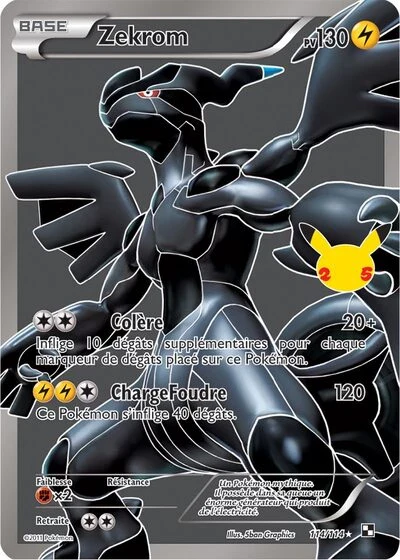 114/114 - Zekrom - EB7.5 Célébrations