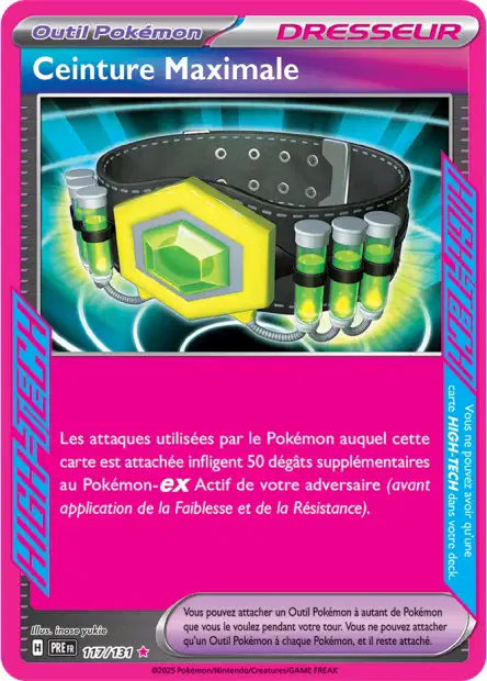 117/131 - Ceinture Maximale - EV8.5 Ăvolutions Prismatiques