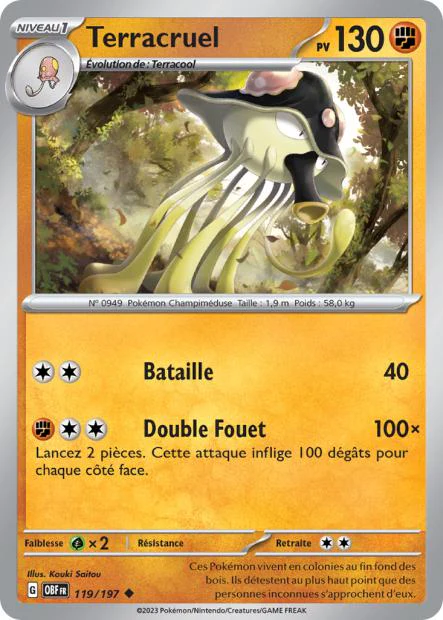 119/197 - Terracruel - EV03 Flammes Obsidiennes