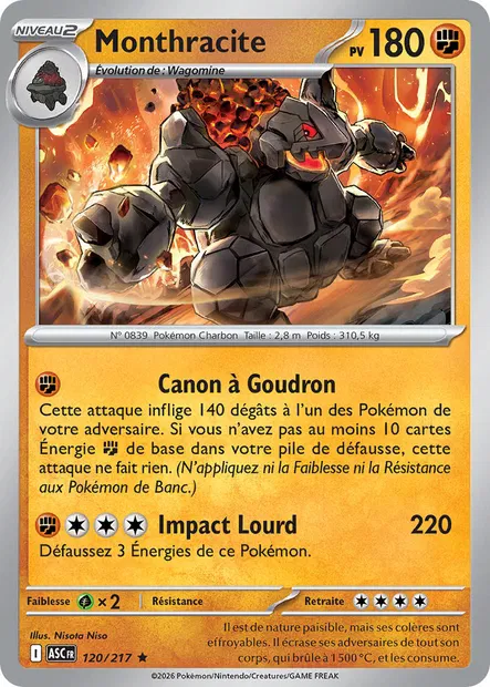 120/217 - Monthracite - ME2.5 Héros Transcendants
