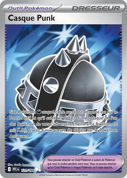 121/94 - Casque Punk - ME02 Flammes Fantasmagoriques