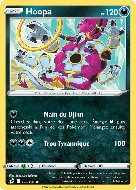 122/196 - Hoopa - EB11 Origine Perdue