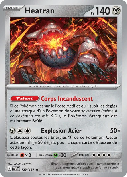123/167 - Heatran - EV6 Mascarade Crépusculaire