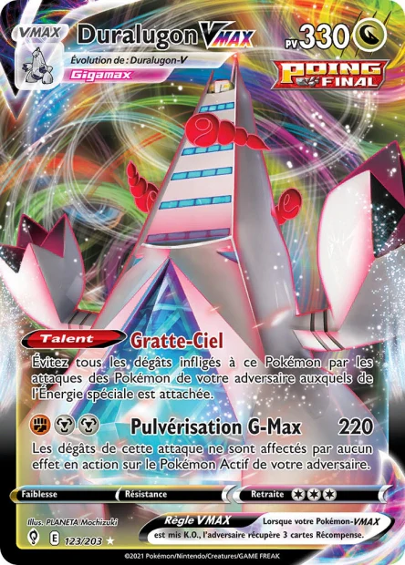 123/203 - Duralugon-VMAX - EB7 Evolution Celeste