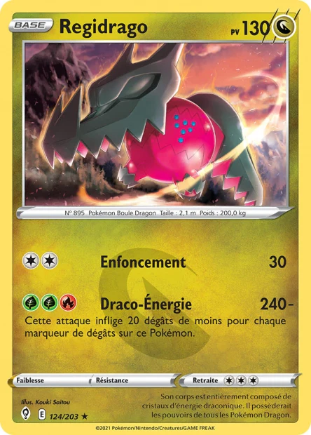 124/203 - Regidrago - EB7 Evolution Celeste