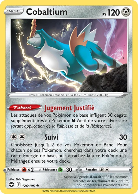 126/195 - Cobaltium - EB12 Tempête Argentée