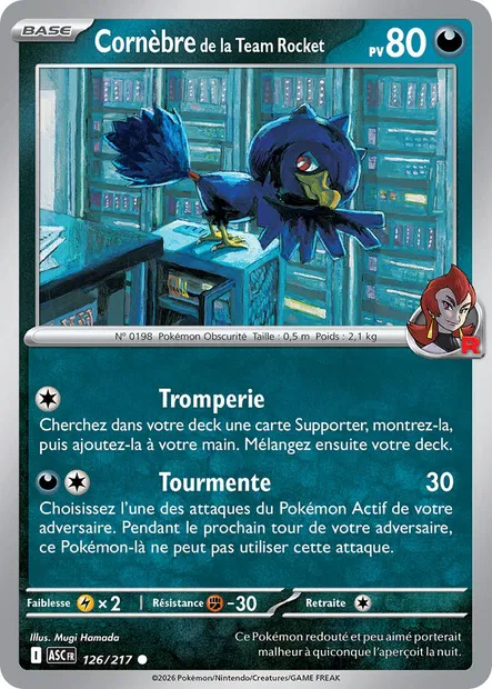 126/217 - CornÚbre de la Team Rocket - ME2.5 Héros Transcendants