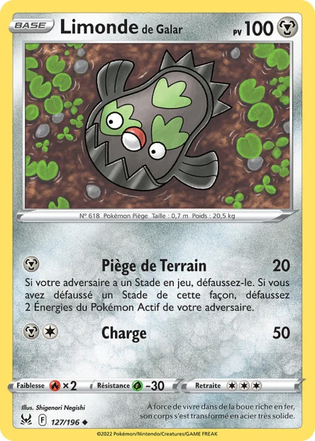 127/196 - Limonde de Galar  - EB11 Origine Perdue