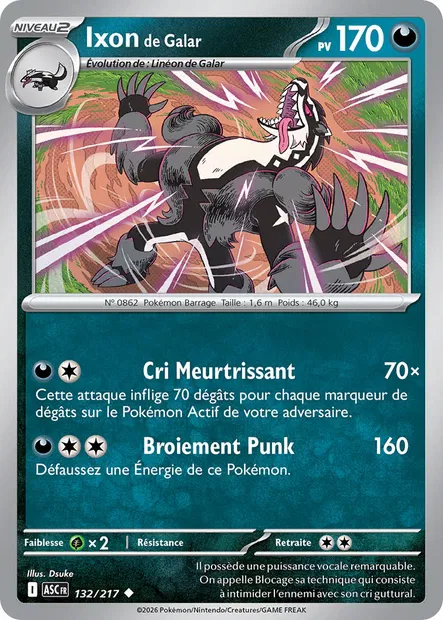 132/217 - Ixon de Galar - ME2.5 Héros Transcendants