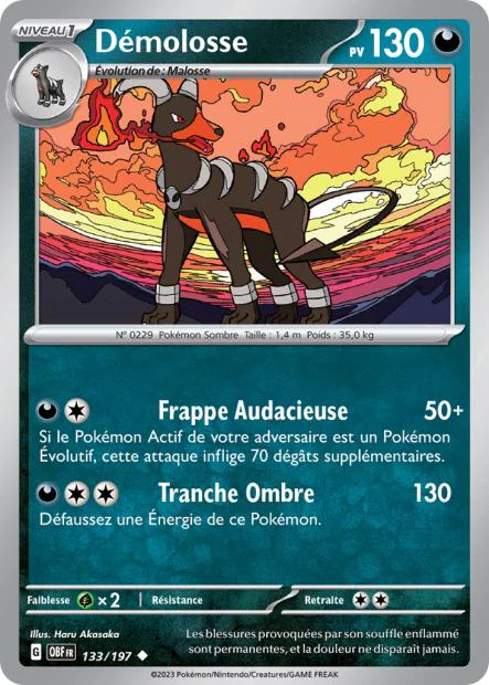 133/197 - Démolosse - EV03 Flammes Obsidiennes