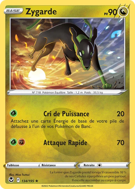 134/195 - Zygarde - EB12 TempĂȘte ArgentĂ©e