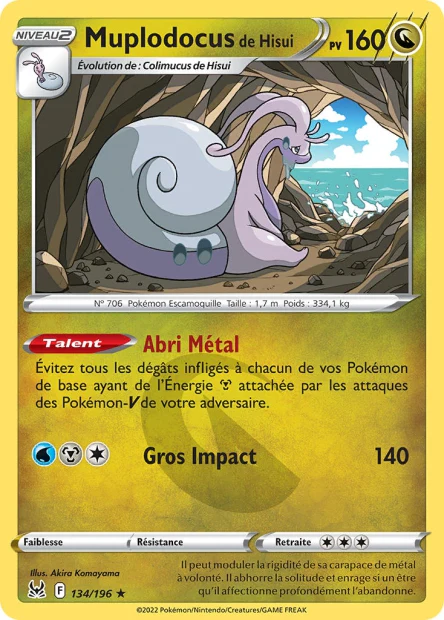 134/196 - Muplodocus de Hisui - EB11 Origine Perdue