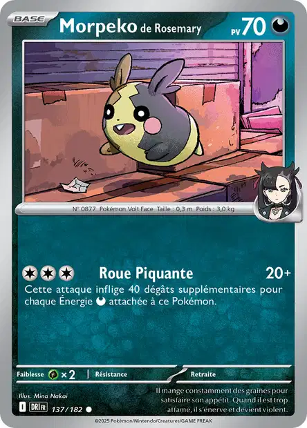 137/182 - Morpeko de Rosemary - EV10 Rivalités Destinées