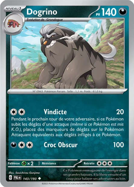 143/193 - Dogrino - EV02 Ăvolutions Ă Paldea
