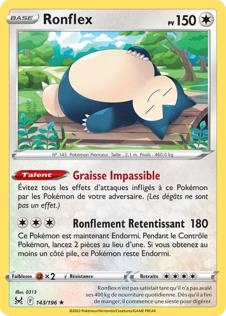 143/196 - Ronflex - EB11 Origine Perdue