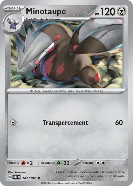 147/197 - Minotaupe - EV03 Flammes Obsidiennes