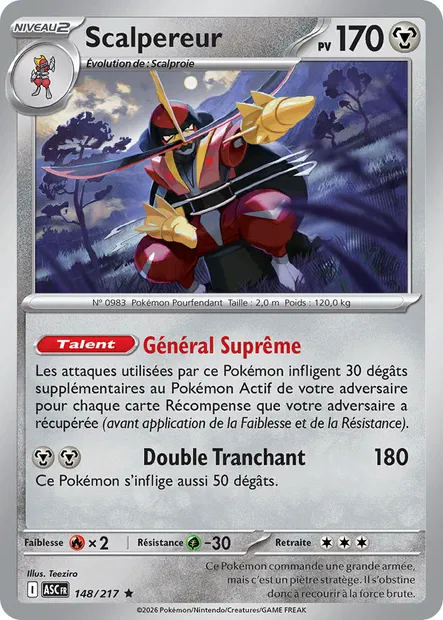 148/217 - Scalpereur - ME2.5 Héros Transcendants