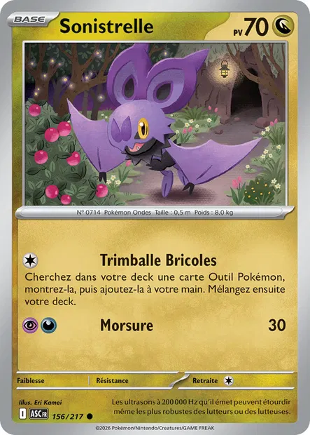 156/217 -Sonistrelle - ME2.5 Héros Transcendants