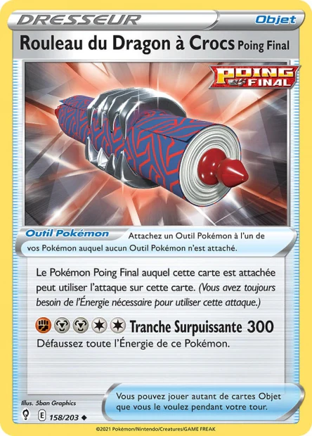 158/203 - Rouleau du Dragon Ă Cros Poing Final - EB7 Evolution Celeste