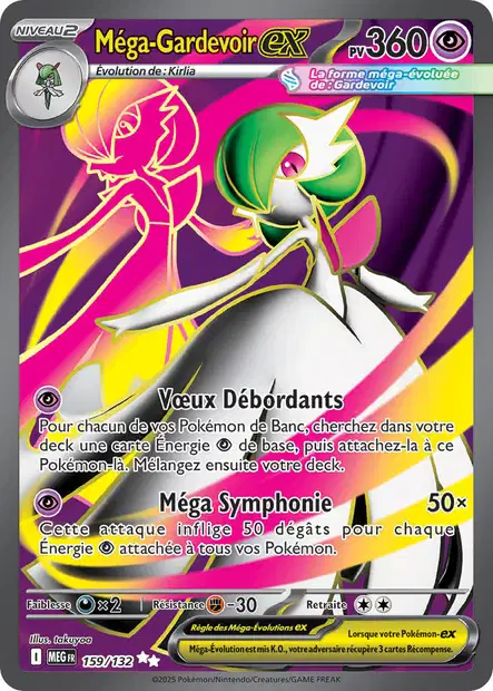 159/132 - Mega Gardevoir Ex - ME01 MĂ©ga-Ăvolution