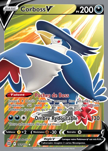 161/172 - Corboss-V - EB9 Stars etincelantes