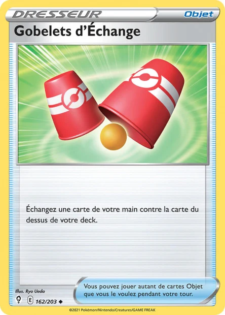 162/203 - Gobelets d'Ăchange - EB7 Evolution Celeste