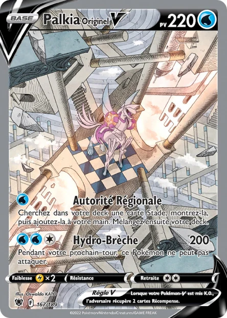 167/189 - Palkia Originel-V - EB10 Astres Radieux