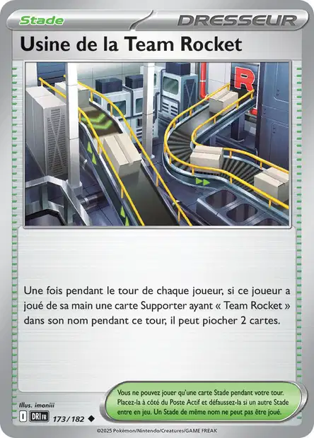 173/182 - Usine de la Team Rocket - EV10 Rivalités Destinées
