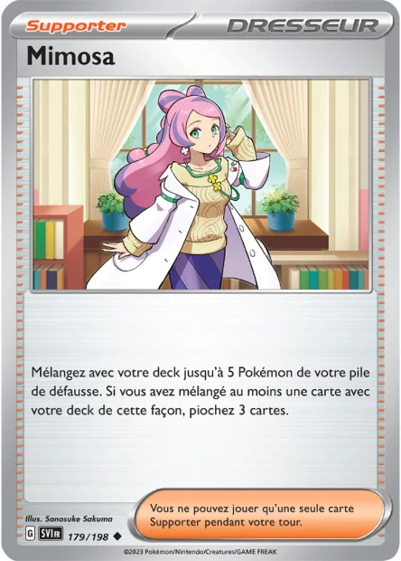179/198 - Mimosa - EV1 Écarlate et Violet