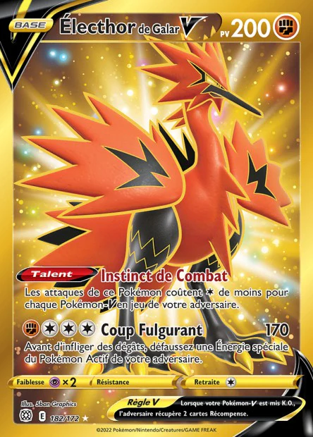 182/172 - Ălecthor de Galar-V - EB9 Stars etincelantes