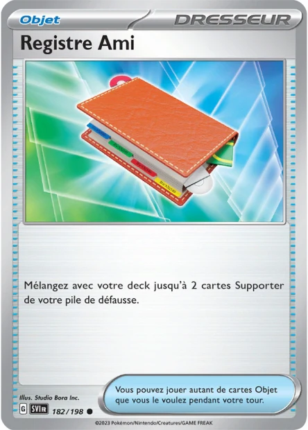182/198 - Registre Ami - EV1 Ăcarlate et Violet