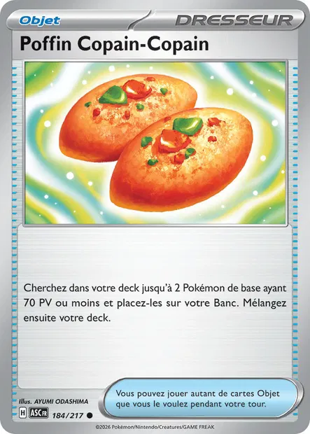 184/217 - Poffin Copain-Copain - ME2.5 Héros Transcendants