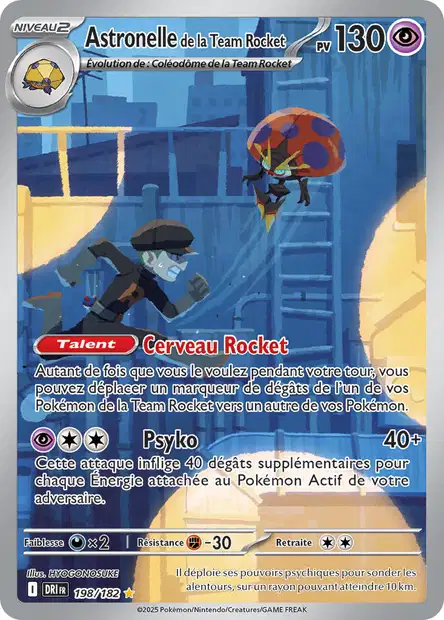 198/182 - Astronelle de la Team Rocket - EV10 Rivalités Destinées