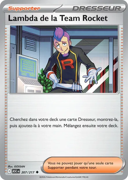 207/217 - Lambda de la Team Rocket - ME2.5 Héros Transcendants
