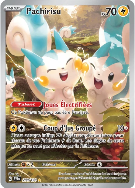 208/198 - Pachirisu - EV01 Ăcarlate et Violet