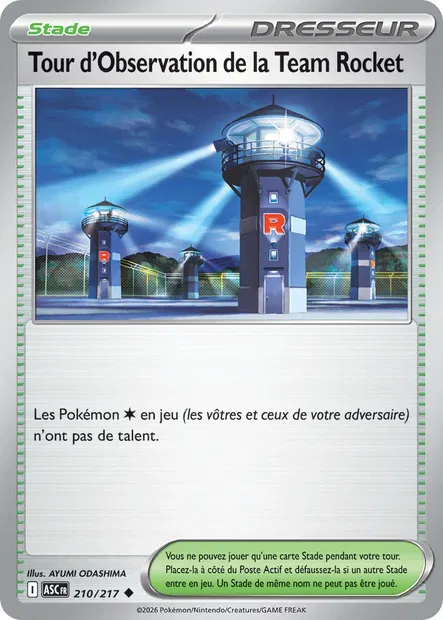 210/217 - Tour d'Observation de la Team Rocket - ME2.5 Héros Transcendants