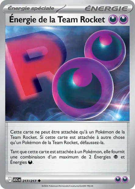 217/217 - Ănergie de la Team Rocket - ME2.5 HĂ©ros Transcendants