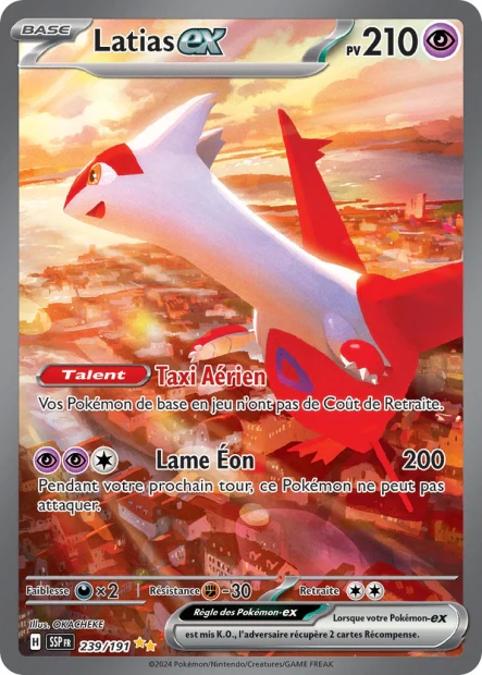 239/191 - Latias ex - EV8 Ătincelles DĂ©ferlantes