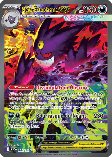 284/217 - Mega-Ectoplasma Ex - ME2.5 Héros Transcendants