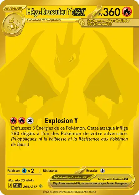 294/217 - Méga-Dracaufeu Y ex - ME2.5 Héros Transcendants