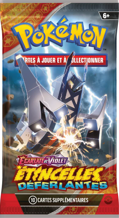 Booster en loose - Écarlate et Violet - Etincelles Déferlantes EV08 🇫🇷 (illustration aléatoire) - Image 3