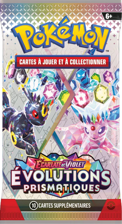 Booster en loose - Écarlate et Violet - Évolutions Prismatiques EV 8.5 🇫🇷 (illustration aléatoire) - Image 2