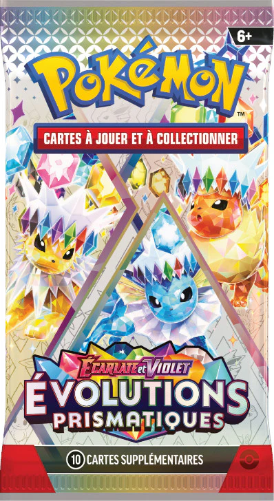 Booster en loose - Écarlate et Violet - Évolutions Prismatiques EV 8.5 🇫🇷 (illustration aléatoire) - Image 4