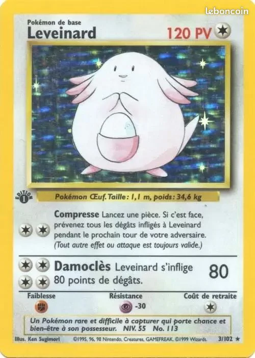 BS03 - Leveinard Holo - Set de Base ED1