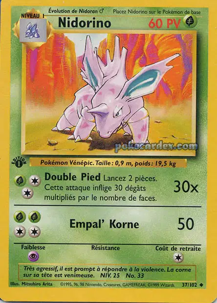 BS37 - Nidorino - Set de Base