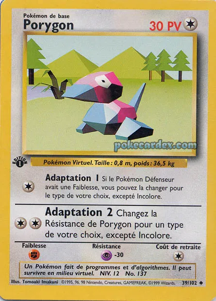 BS39 - Porygon - Set de Base ED1