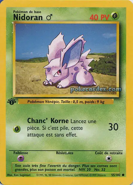 BS55 - Nidoran - Set de Base ED2