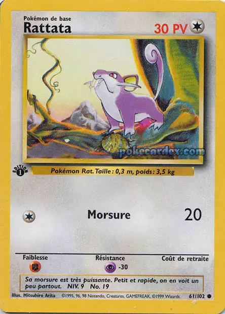 BS61 - Rattata - Set de Base ED2