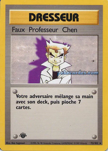 BS73 - Faux Prefesseur Chen - Set de Base ED1